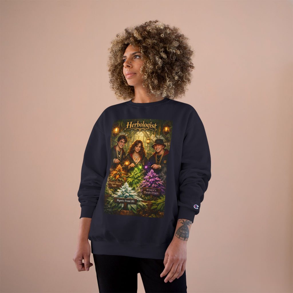 Herbologist Crewneck Sweatshirt – Vintage Apothacary Plant Art