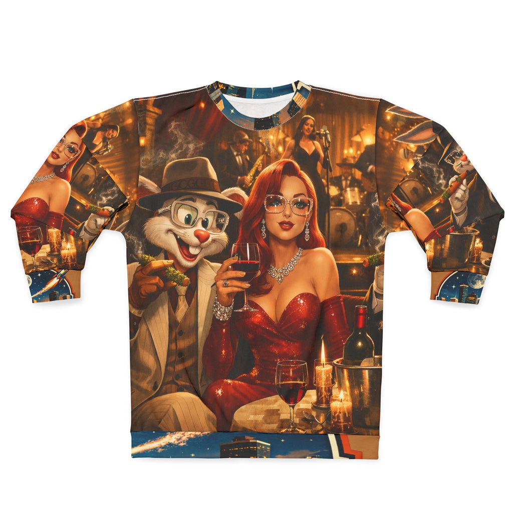 Sweatshirt — Playa Boy Bunny All-Over Print