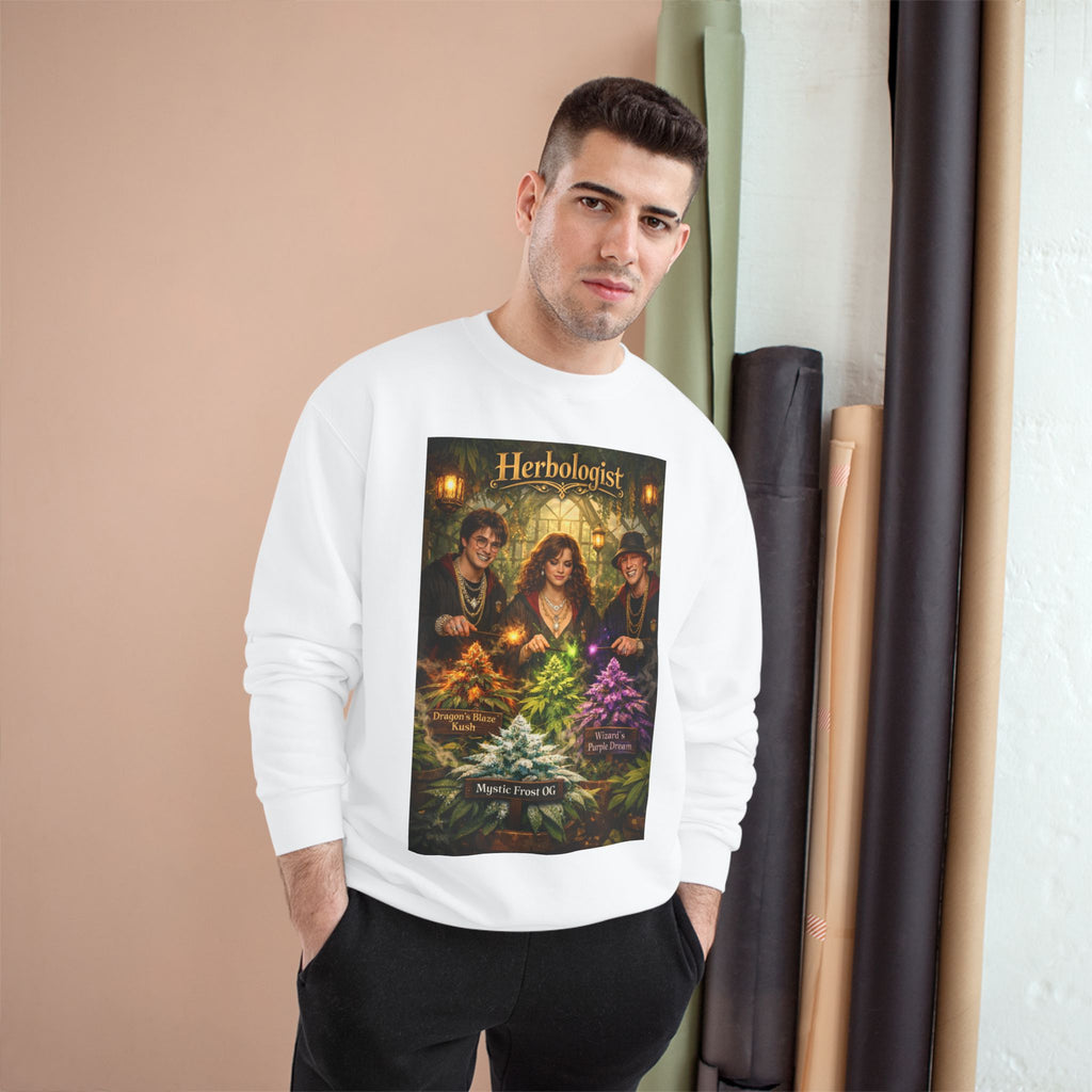 Herbologist Crewneck Sweatshirt – Vintage Apothacary Plant Art