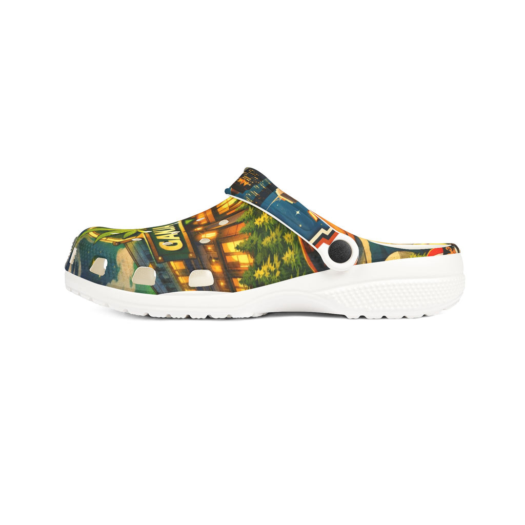 Ganja Gym EVA Foam Clogs — Cannabis Graphic Slip-On Shoes