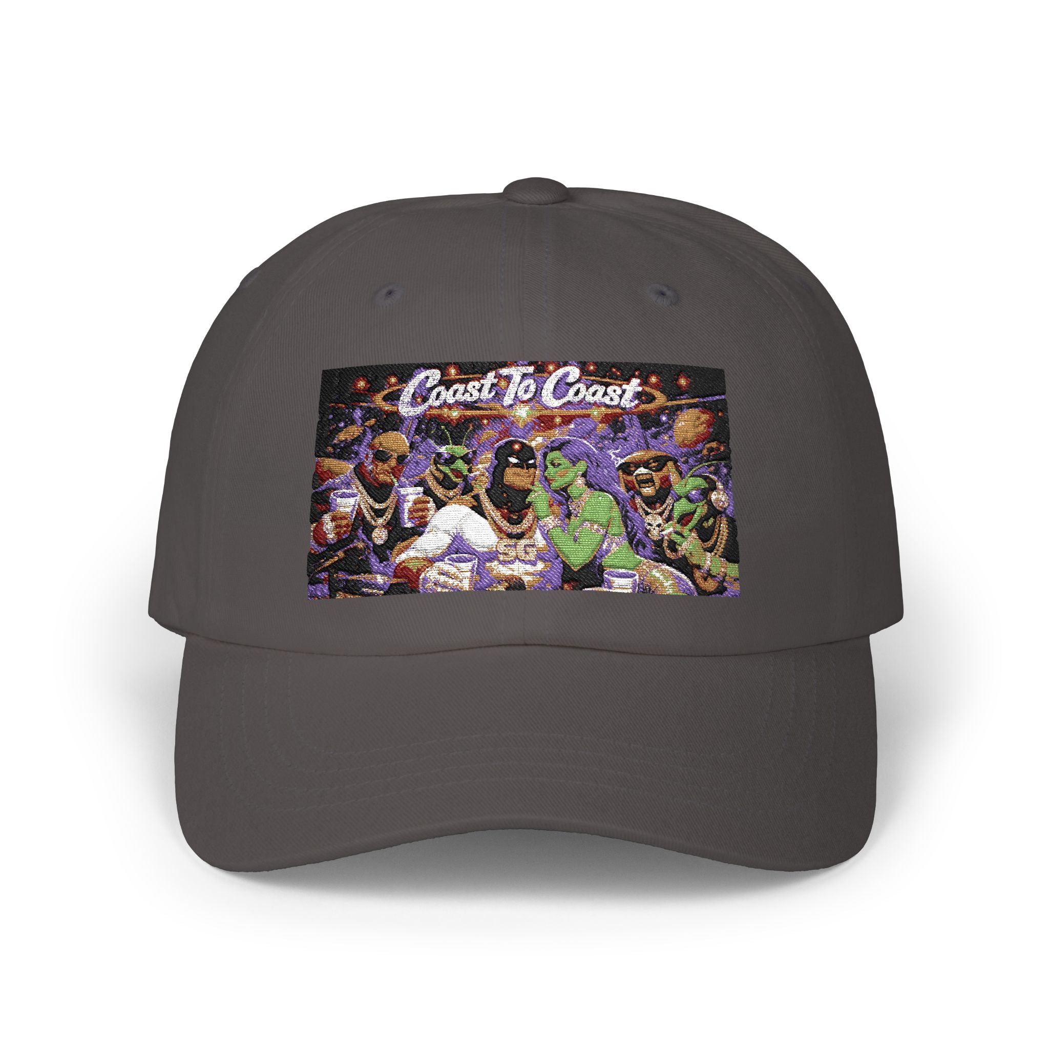 Coast To Coast Hip-Hop Collage Dad Cap