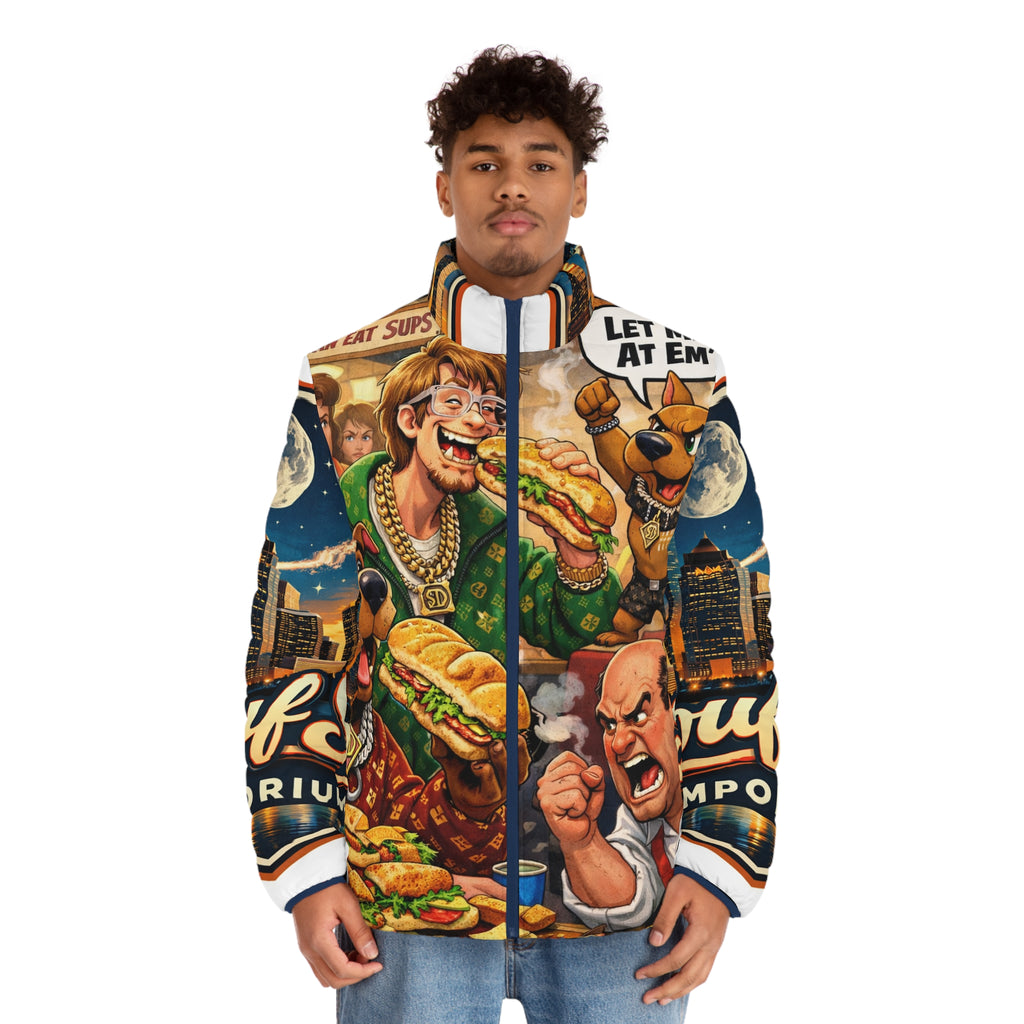 Scoob Puffer Jacket- All-Over Print