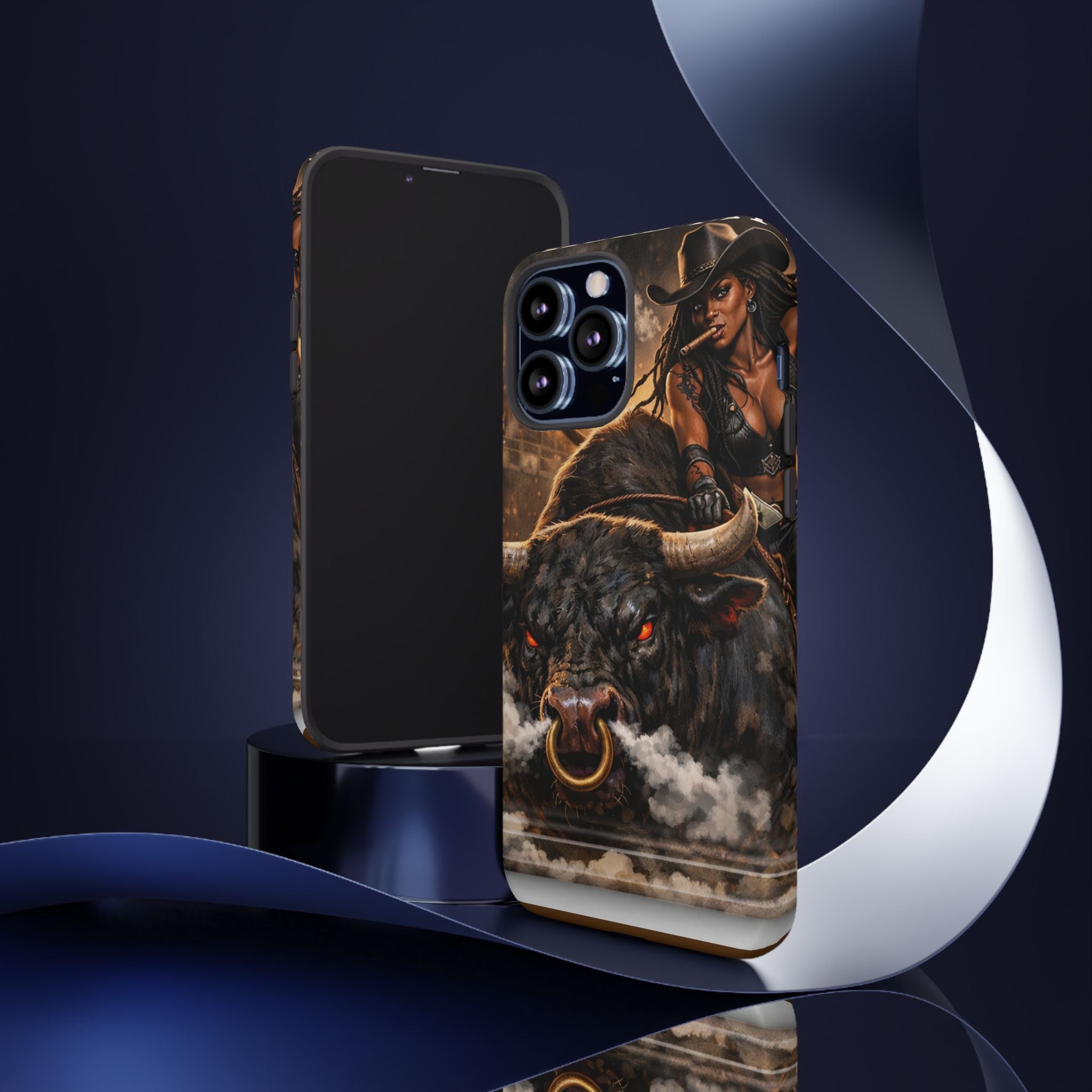 Phone Case — 'Hold My Beer' Bull Rider Tough Western iPhone Case