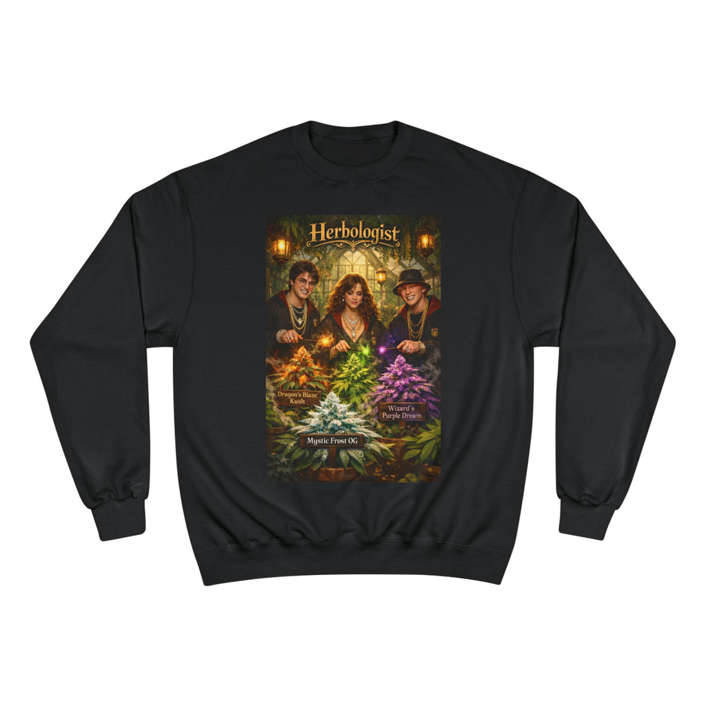 Herbologist Crewneck Sweatshirt – Vintage Apothacary Plant Art