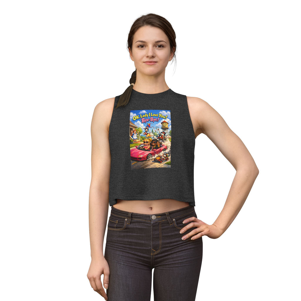Animaniacs Crop Top — "Ok, Lady I Love You! Bye-Bye!" Graphic