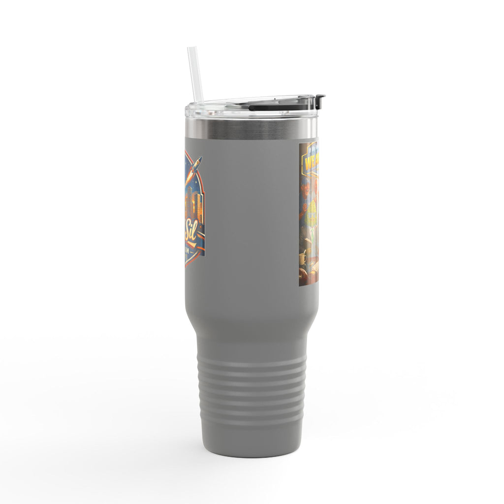 We Are A Team design 40oz Travel Mug | Teamwork Graphic