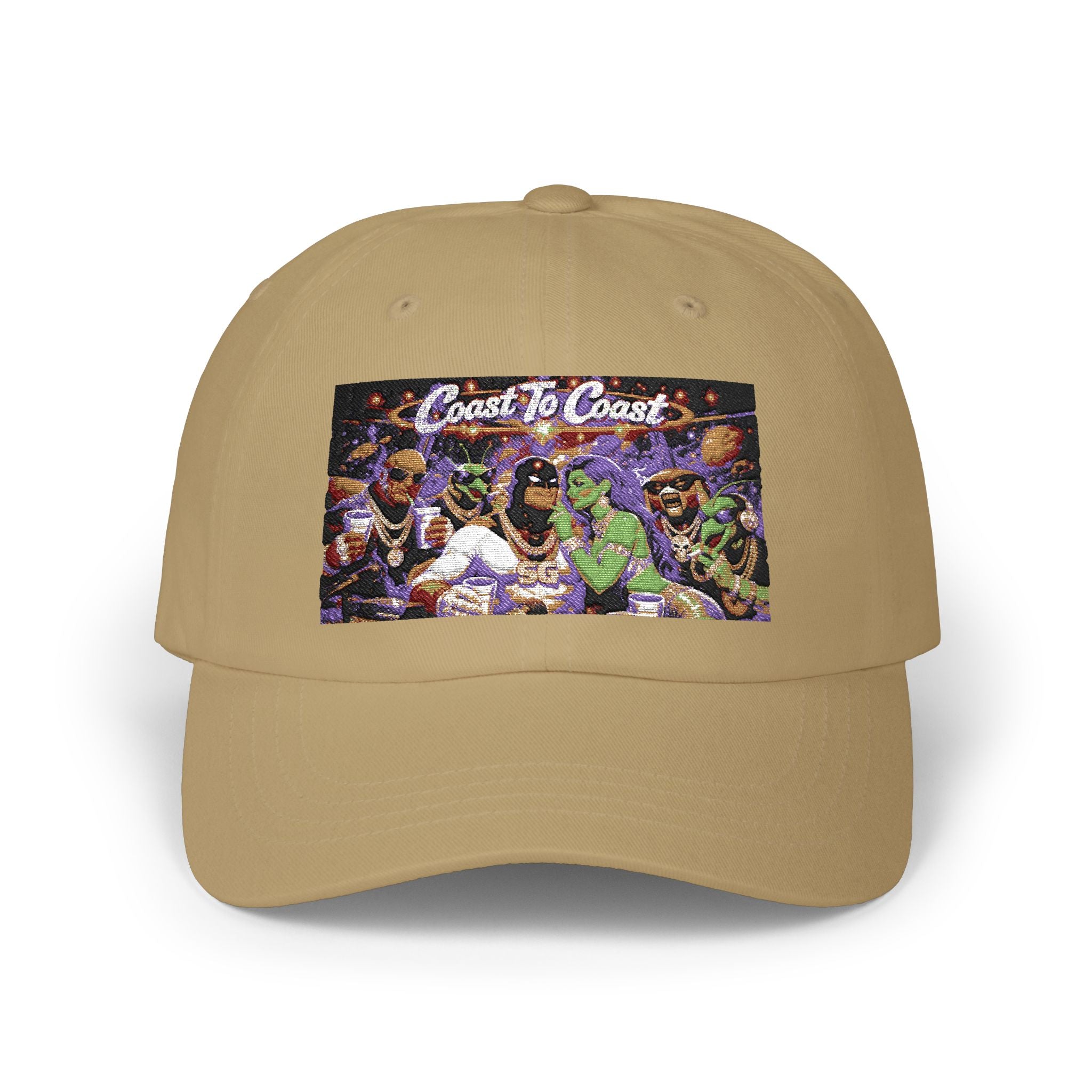 Coast To Coast Hip-Hop Collage Dad Cap