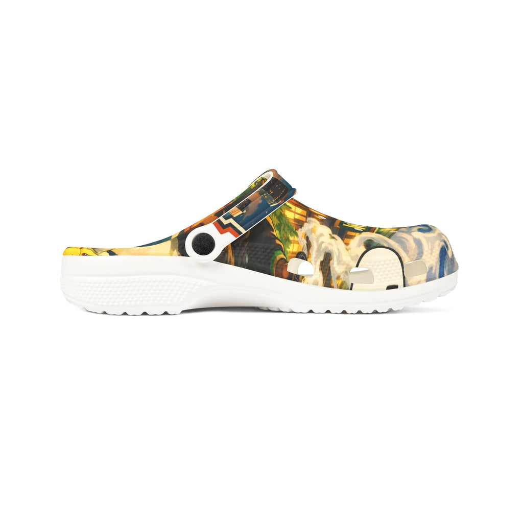 Ganja Gym EVA Foam Clogs — Cannabis Graphic Slip-On Shoes