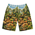 Marvel Villains Superheros Luau Board Shorts | Men's Swim Trunks, All-Over Print