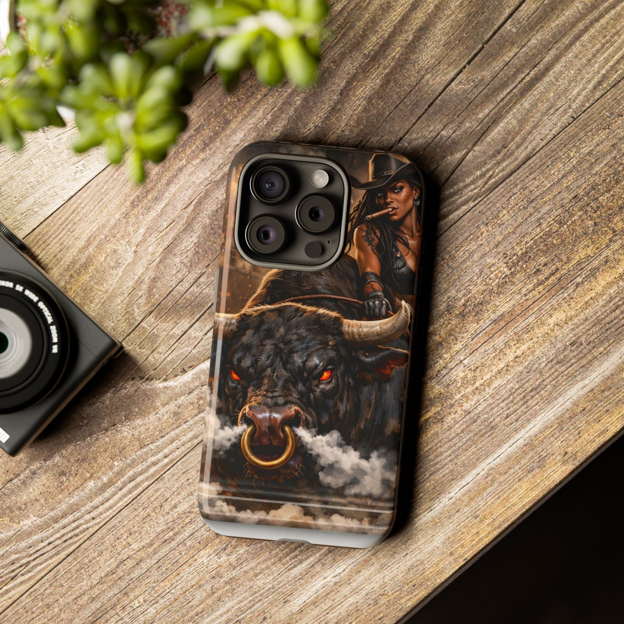 Phone Case — 'Hold My Beer' Bull Rider Tough Western iPhone Case