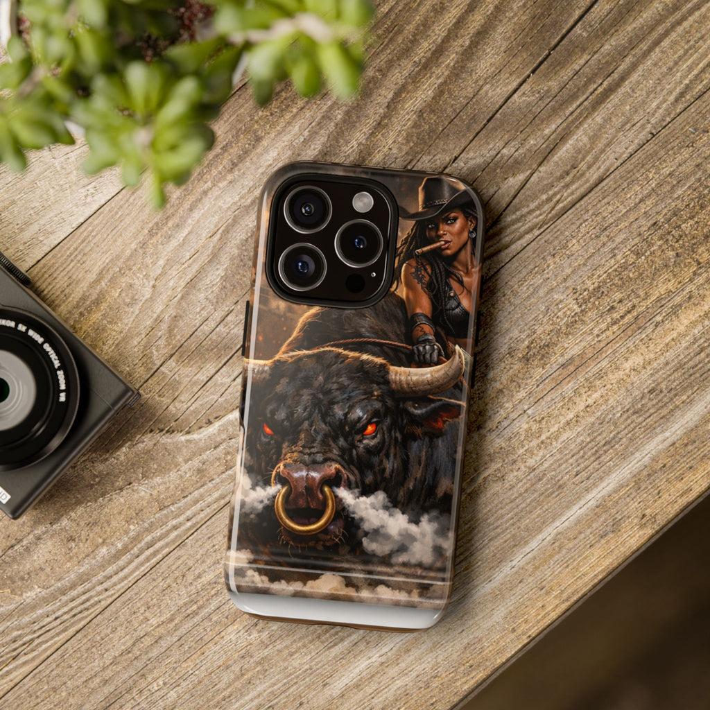 Phone Case — 'Hold My Beer' Bull Rider Tough Western iPhone Case