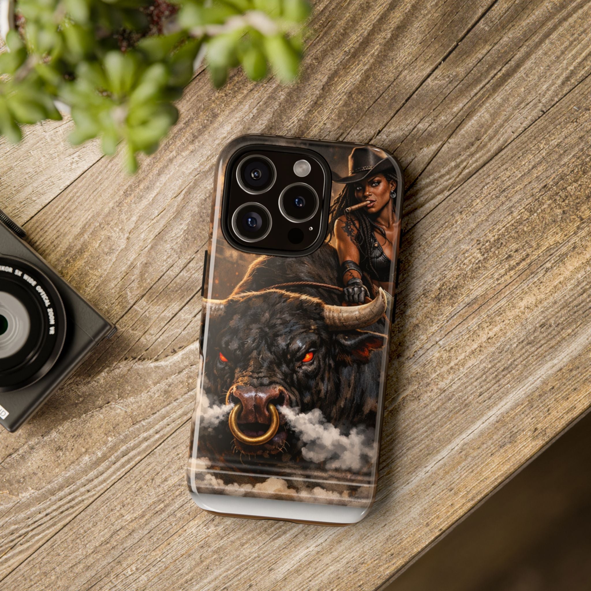 Phone Case — 'Hold My Beer' Bull Rider Tough Western iPhone Case