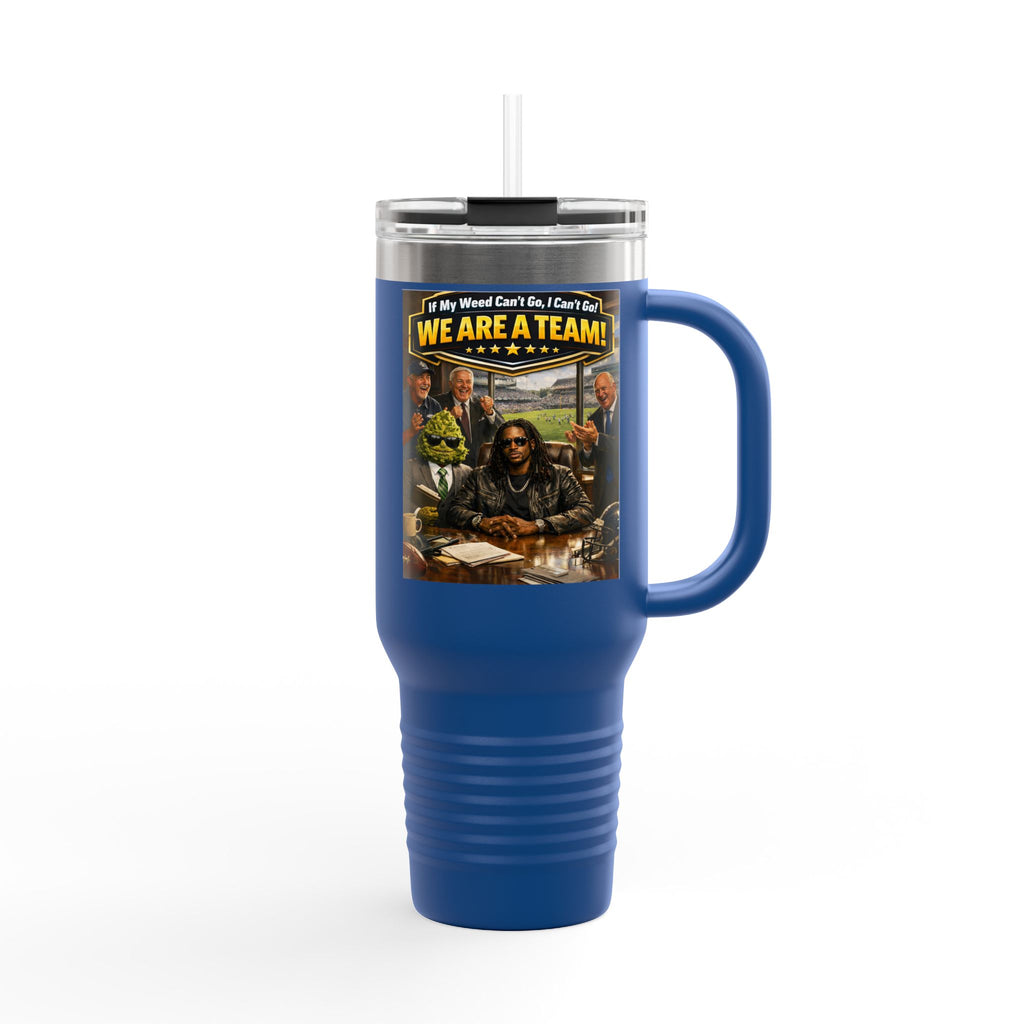 We Are A Team design 40oz Travel Mug | Teamwork Graphic