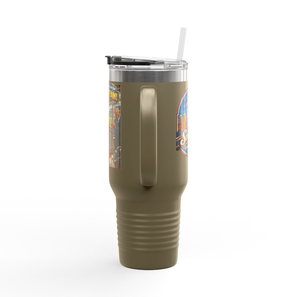 We Are A Team design 40oz Travel Mug | Teamwork Graphic