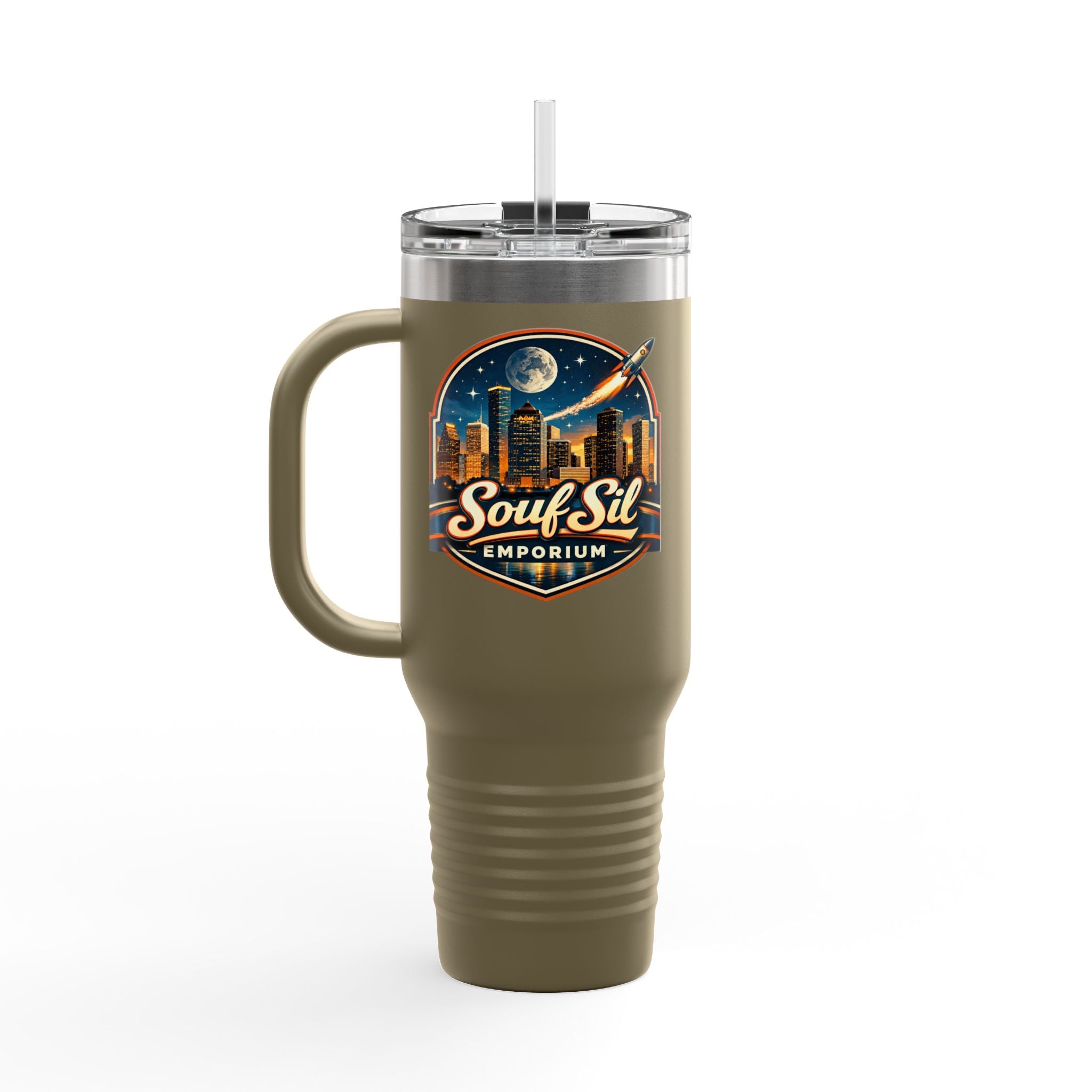 We Are A Team design 40oz Travel Mug | Teamwork Graphic