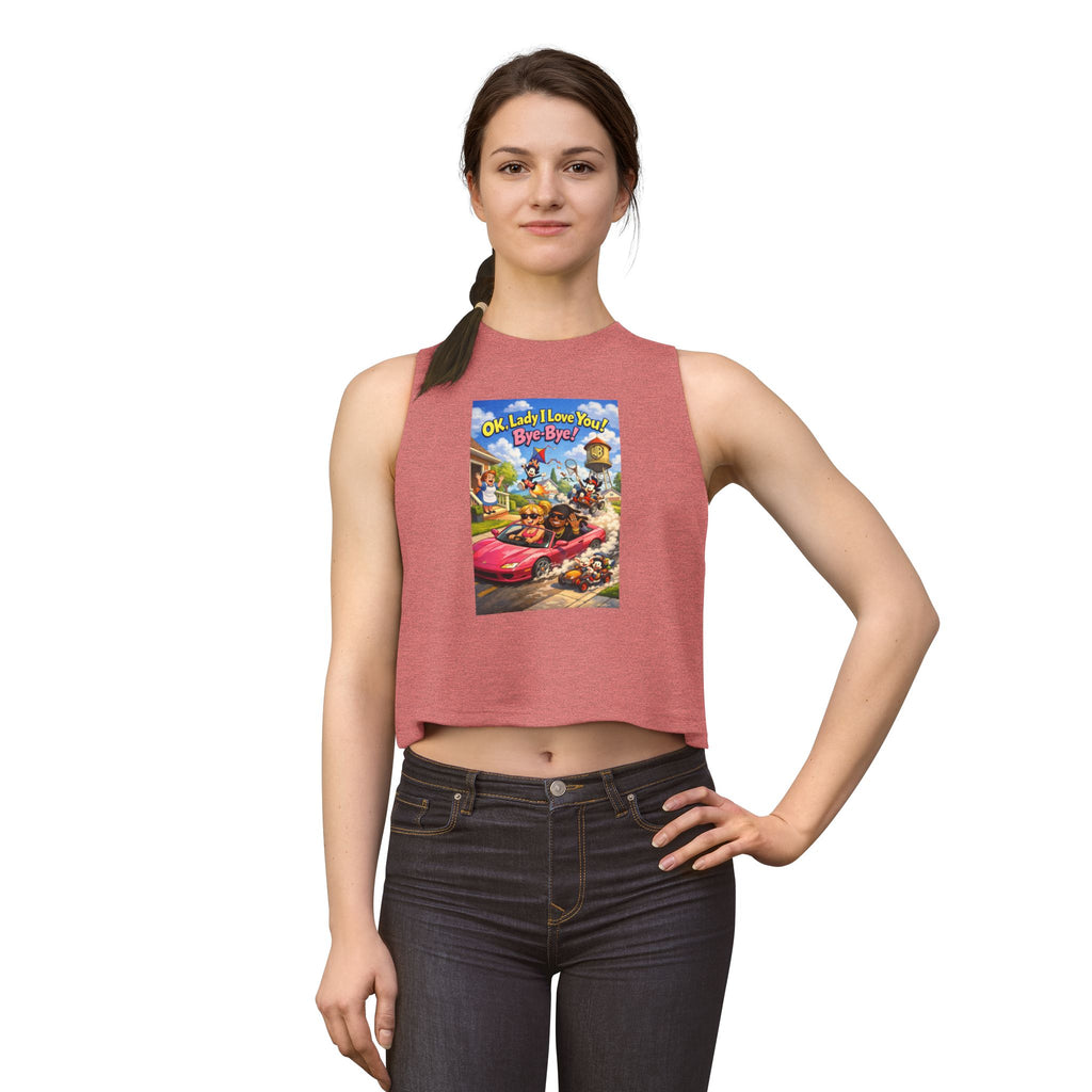 Animaniacs Crop Top — "Ok, Lady I Love You! Bye-Bye!" Graphic