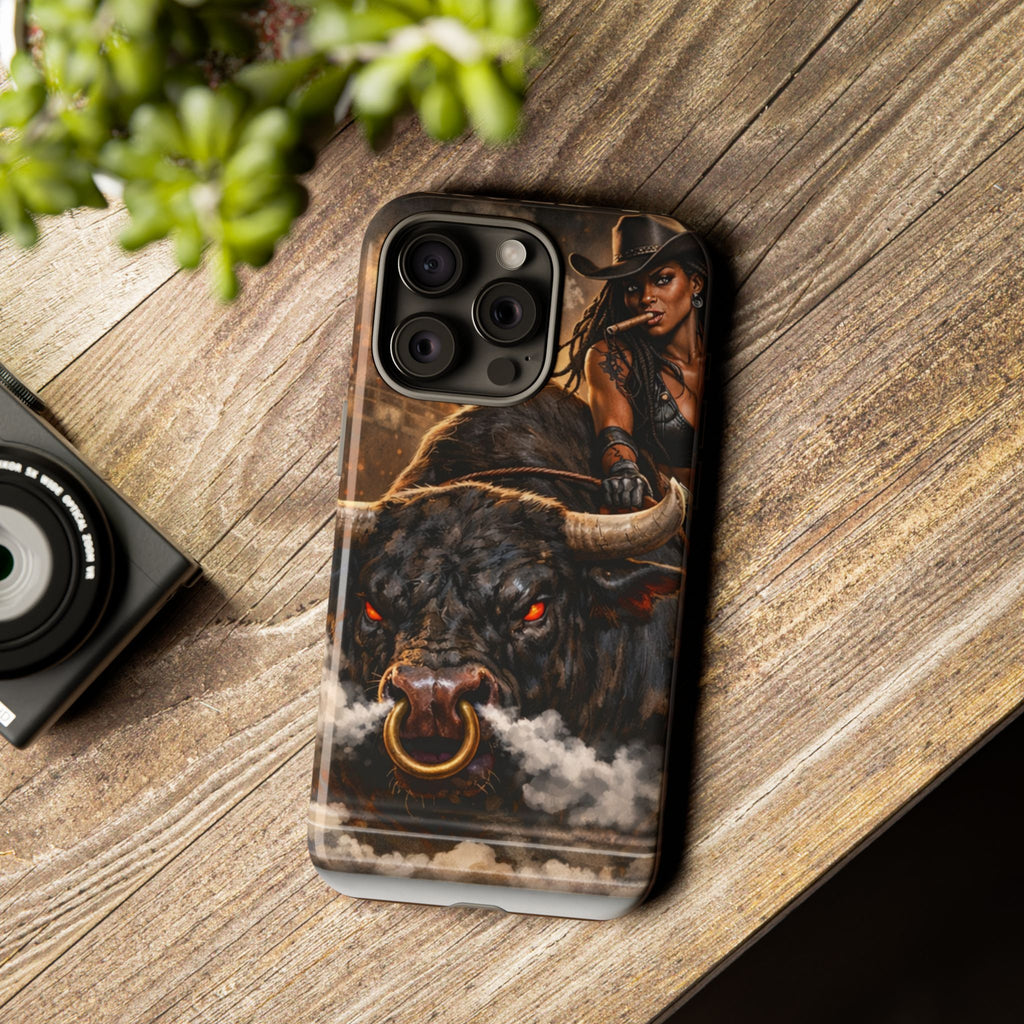 Phone Case — 'Hold My Beer' Bull Rider Tough Western iPhone Case