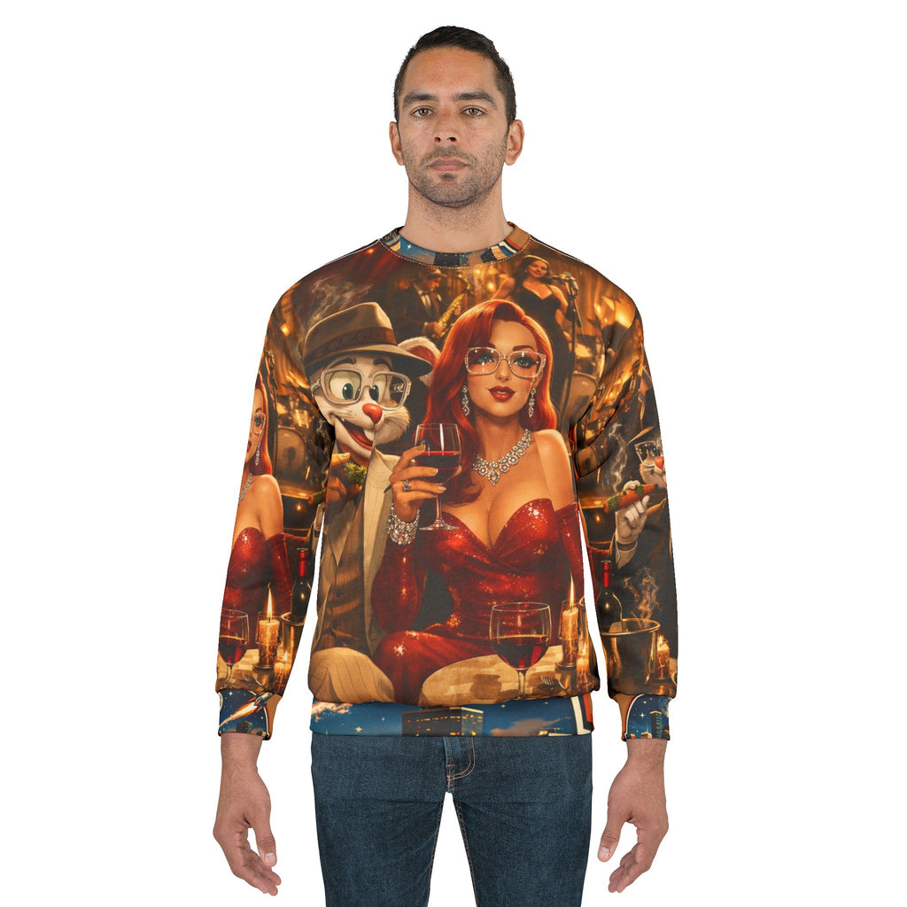 Sweatshirt — Playa Boy Bunny All-Over Print
