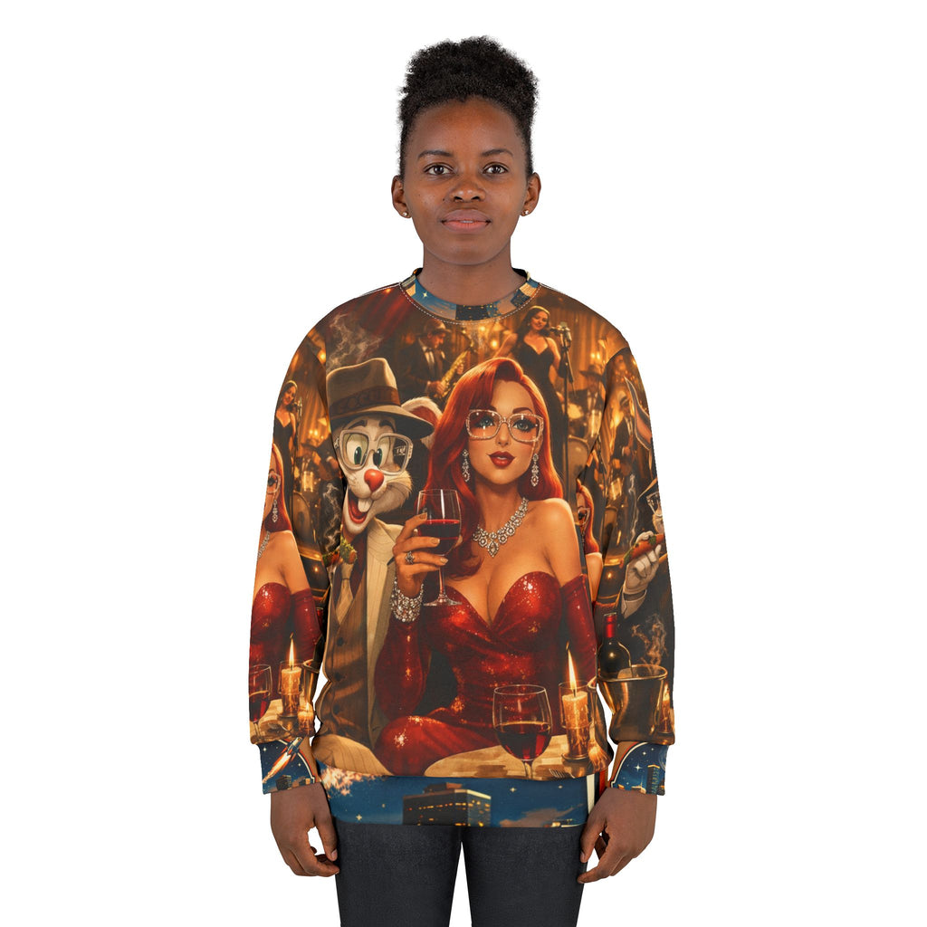 Sweatshirt — Playa Boy Bunny All-Over Print
