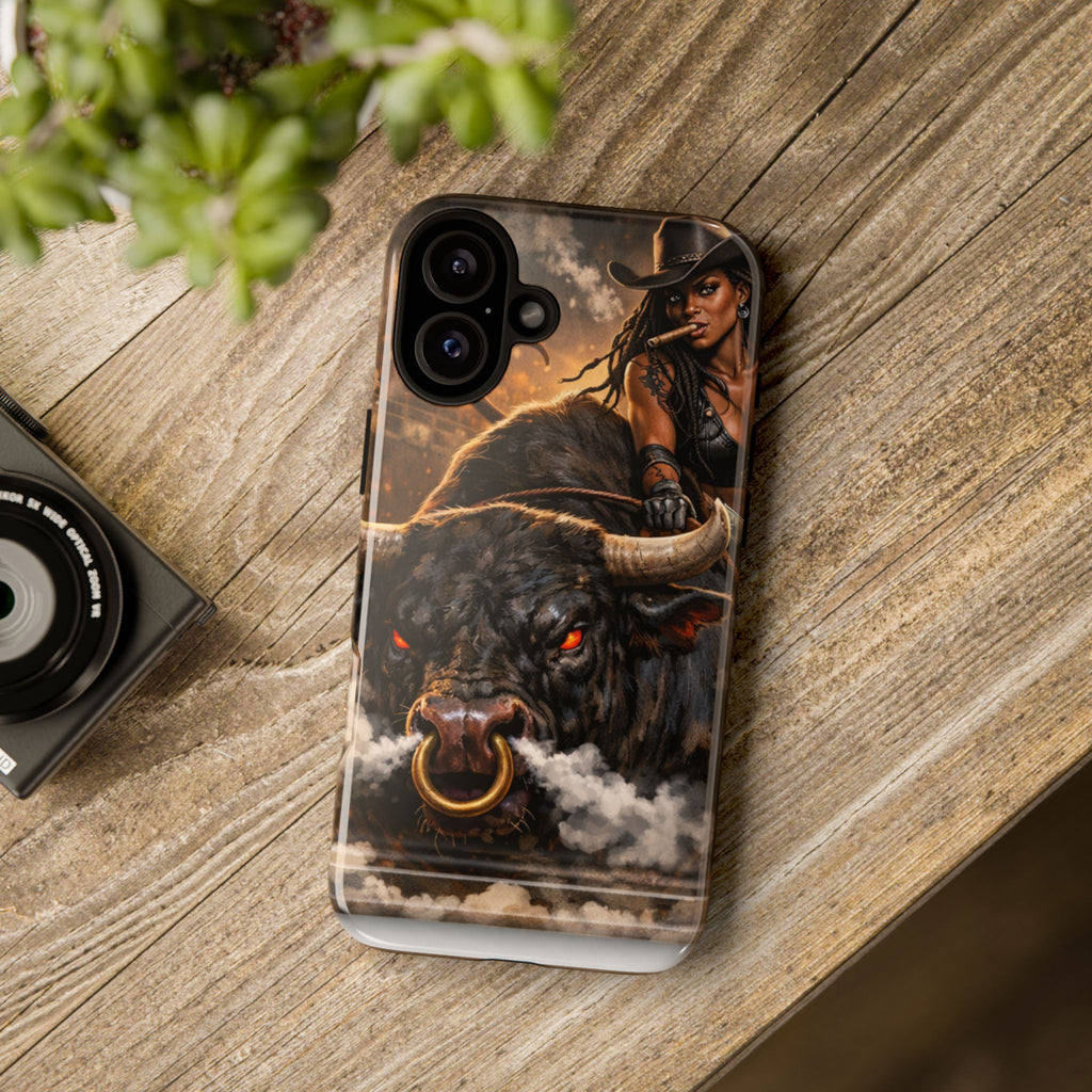 Phone Case — 'Hold My Beer' Bull Rider Tough Western iPhone Case