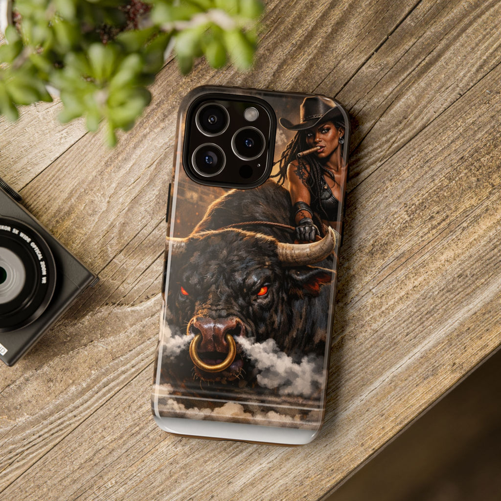 Phone Case — 'Hold My Beer' Bull Rider Tough Western iPhone Case