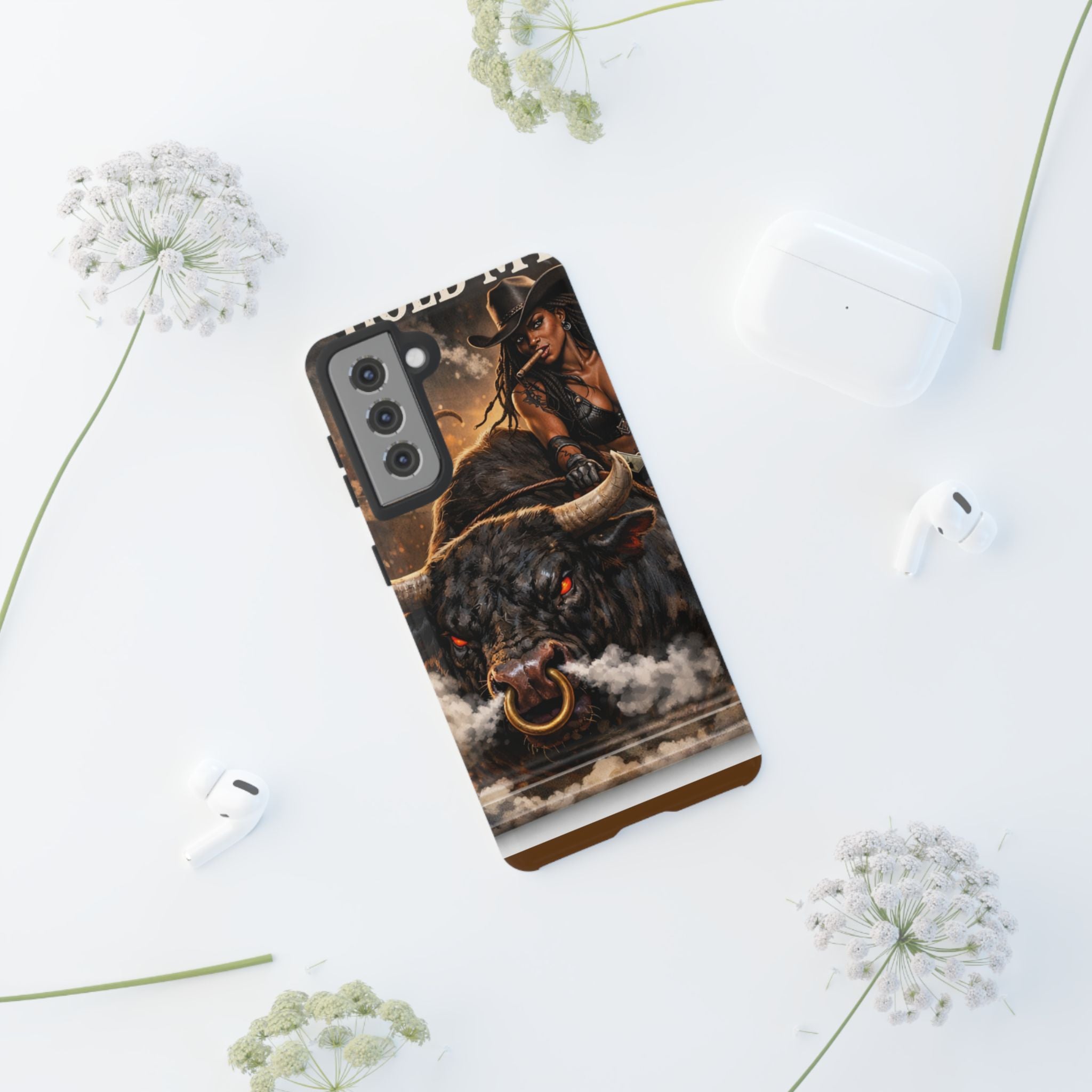 Phone Case — 'Hold My Beer' Bull Rider Tough Western iPhone Case
