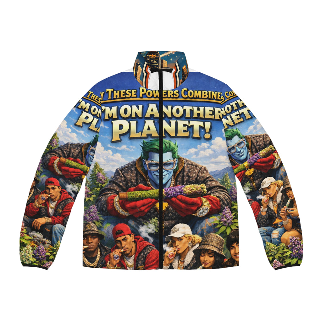 I'm On Another Planet Puffer Jacket —  Men's Jacket