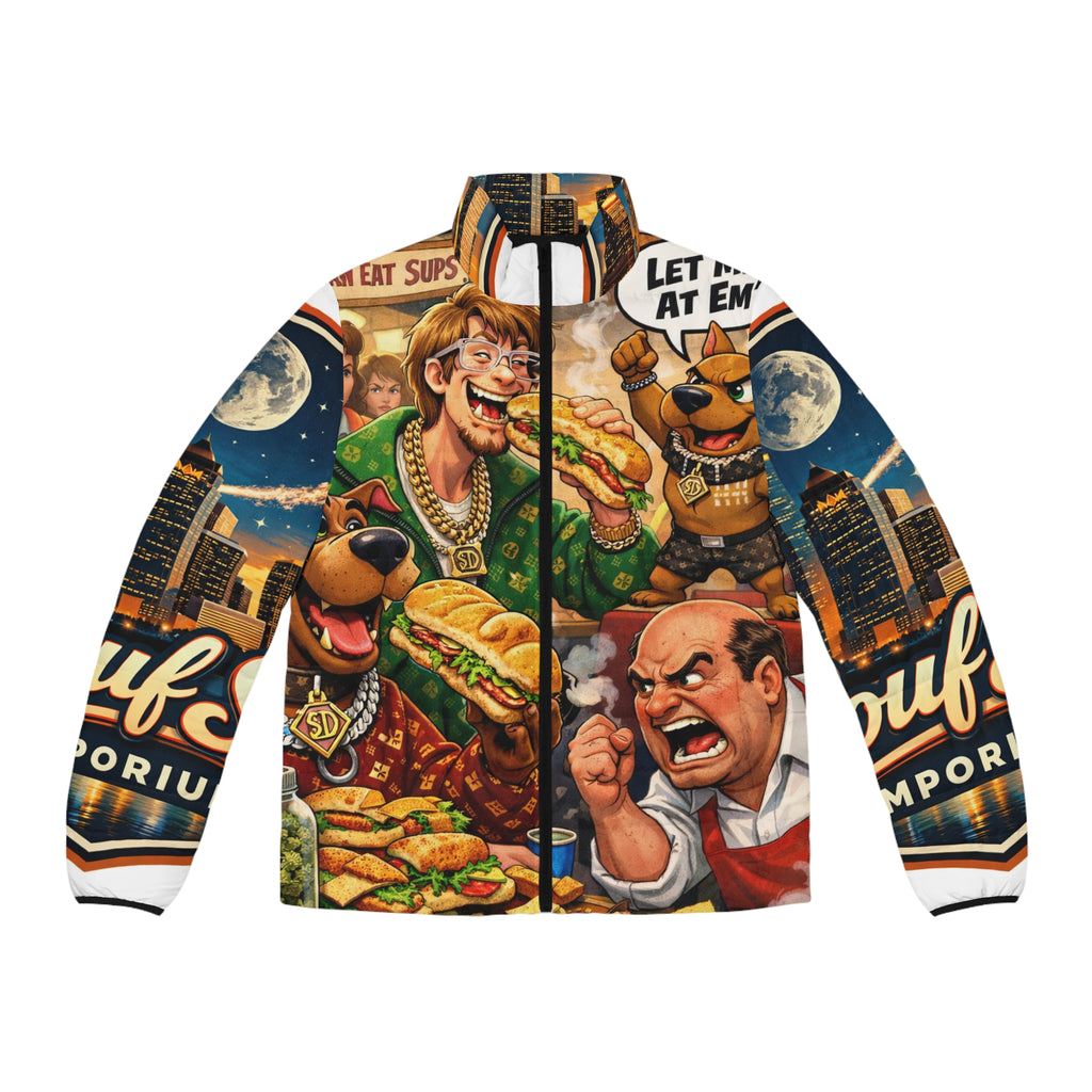 Scoob Puffer Jacket- All-Over Print
