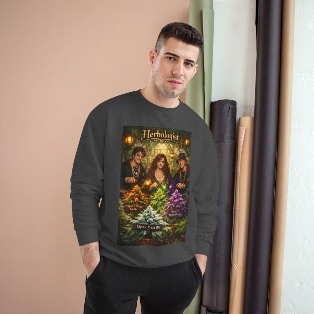 Herbologist Crewneck Sweatshirt – Vintage Apothacary Plant Art