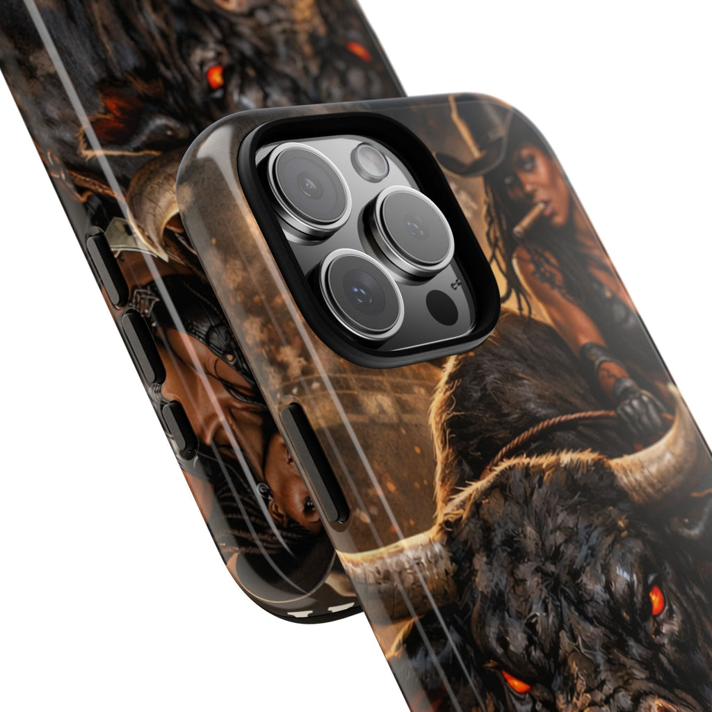 Phone Case — 'Hold My Beer' Bull Rider Tough Western iPhone Case