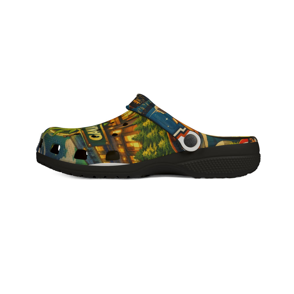 Ganja Gym EVA Foam Clogs — Cannabis Graphic Slip-On Shoes