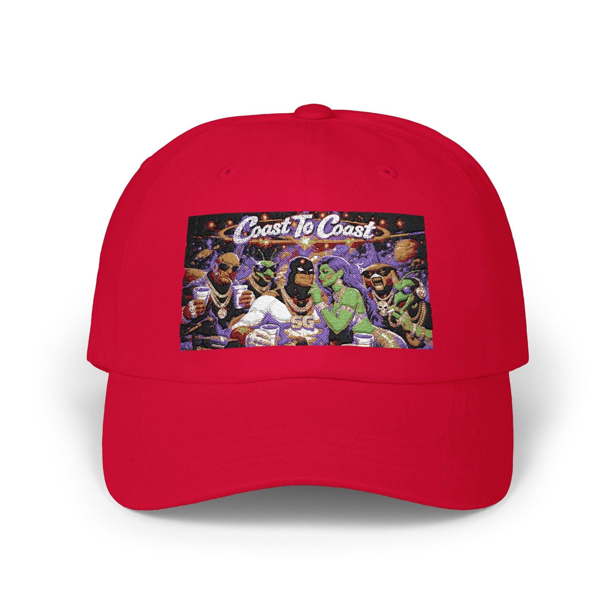 Coast To Coast Hip-Hop Collage Dad Cap