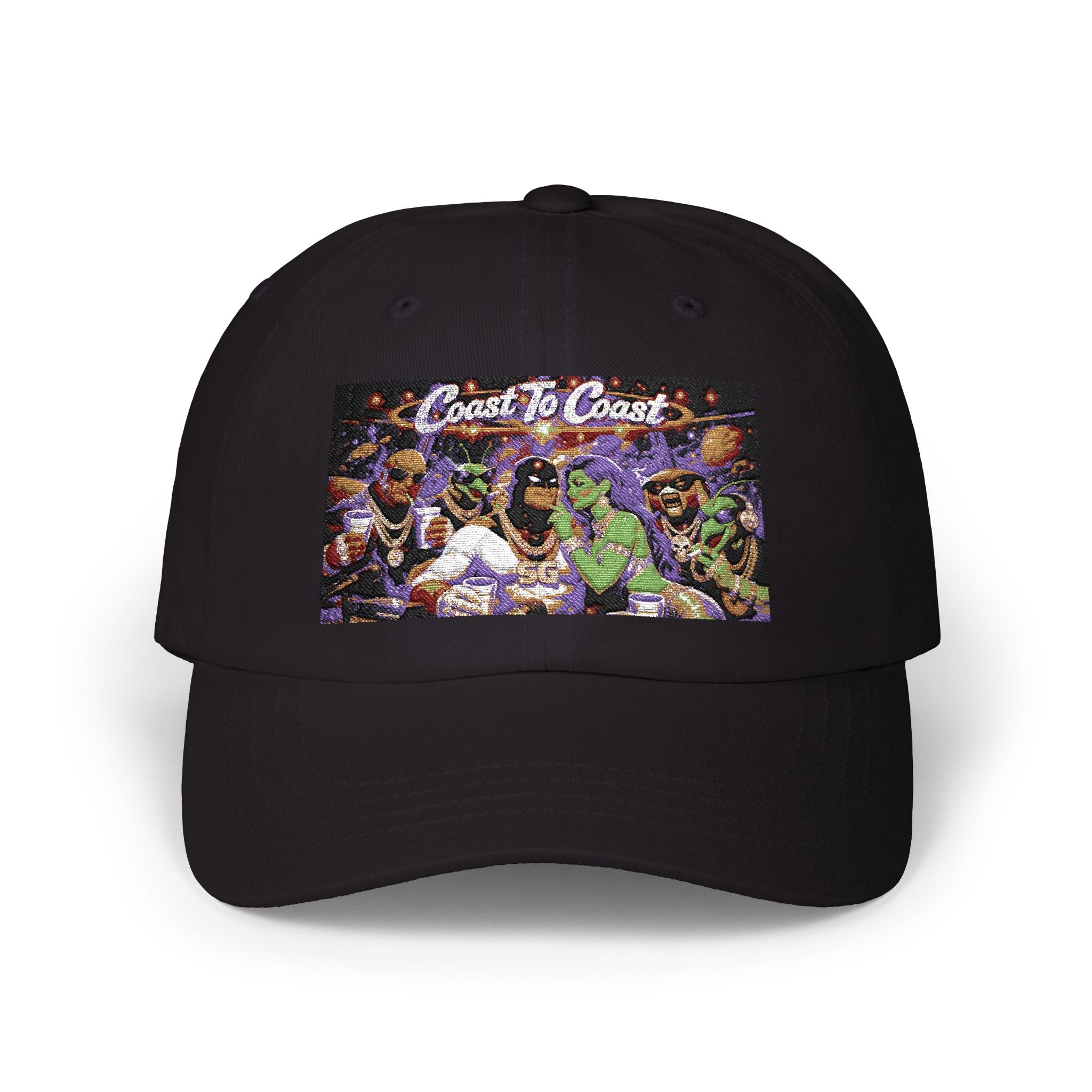 Coast To Coast Hip-Hop Collage Dad Cap