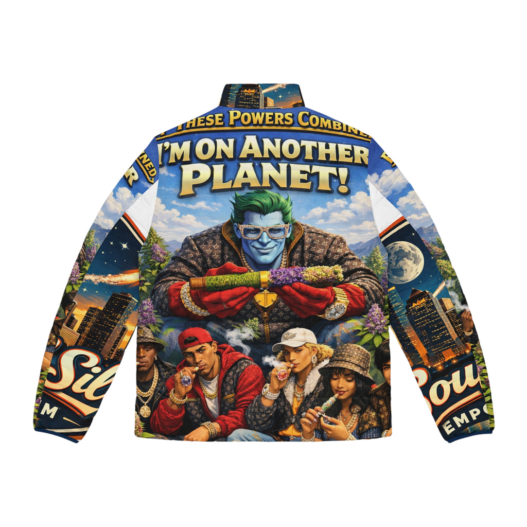 I'm On Another Planet Puffer Jacket —  Men's Jacket
