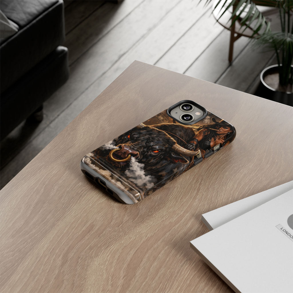 Phone Case — 'Hold My Beer' Bull Rider Tough Western iPhone Case