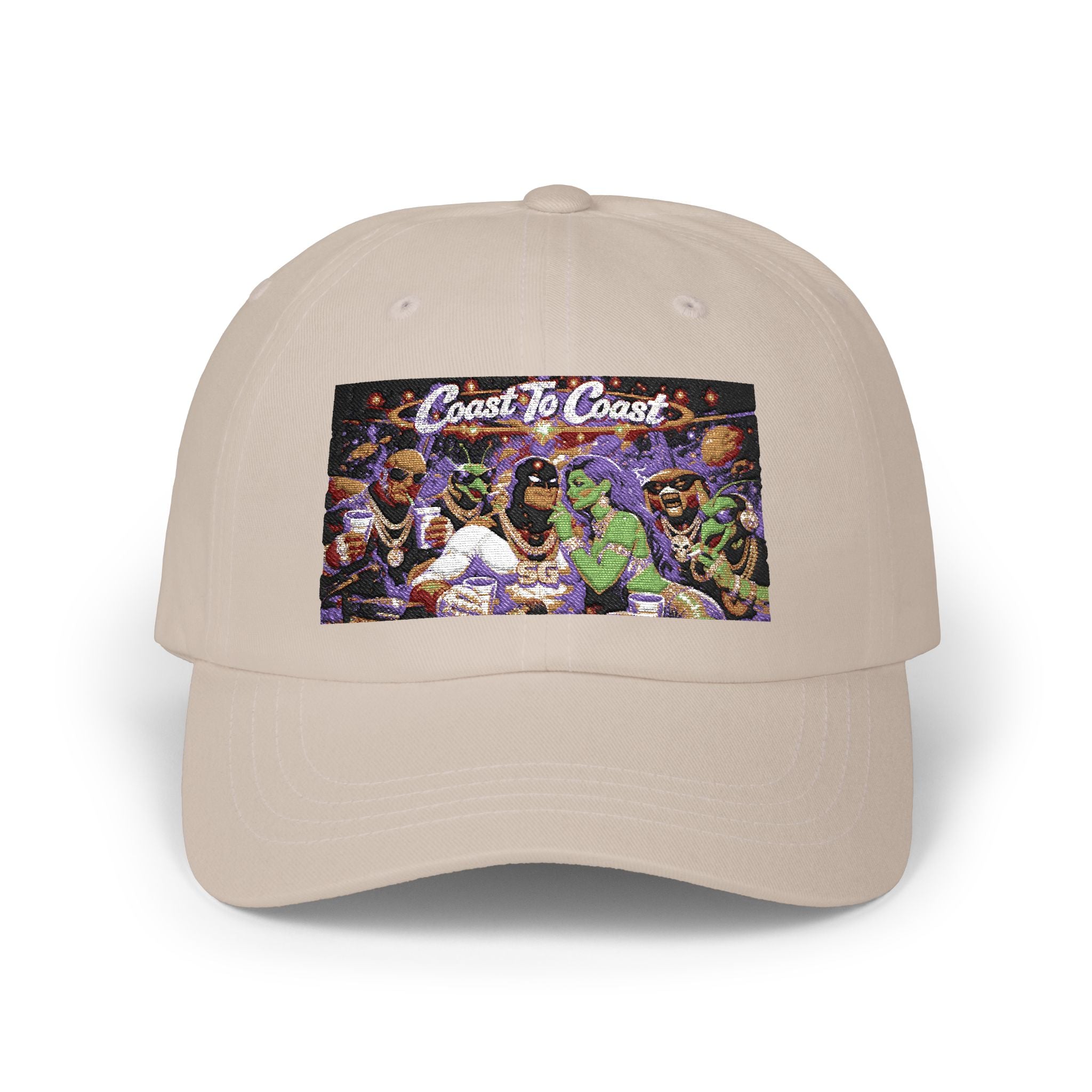 Coast To Coast Hip-Hop Collage Dad Cap