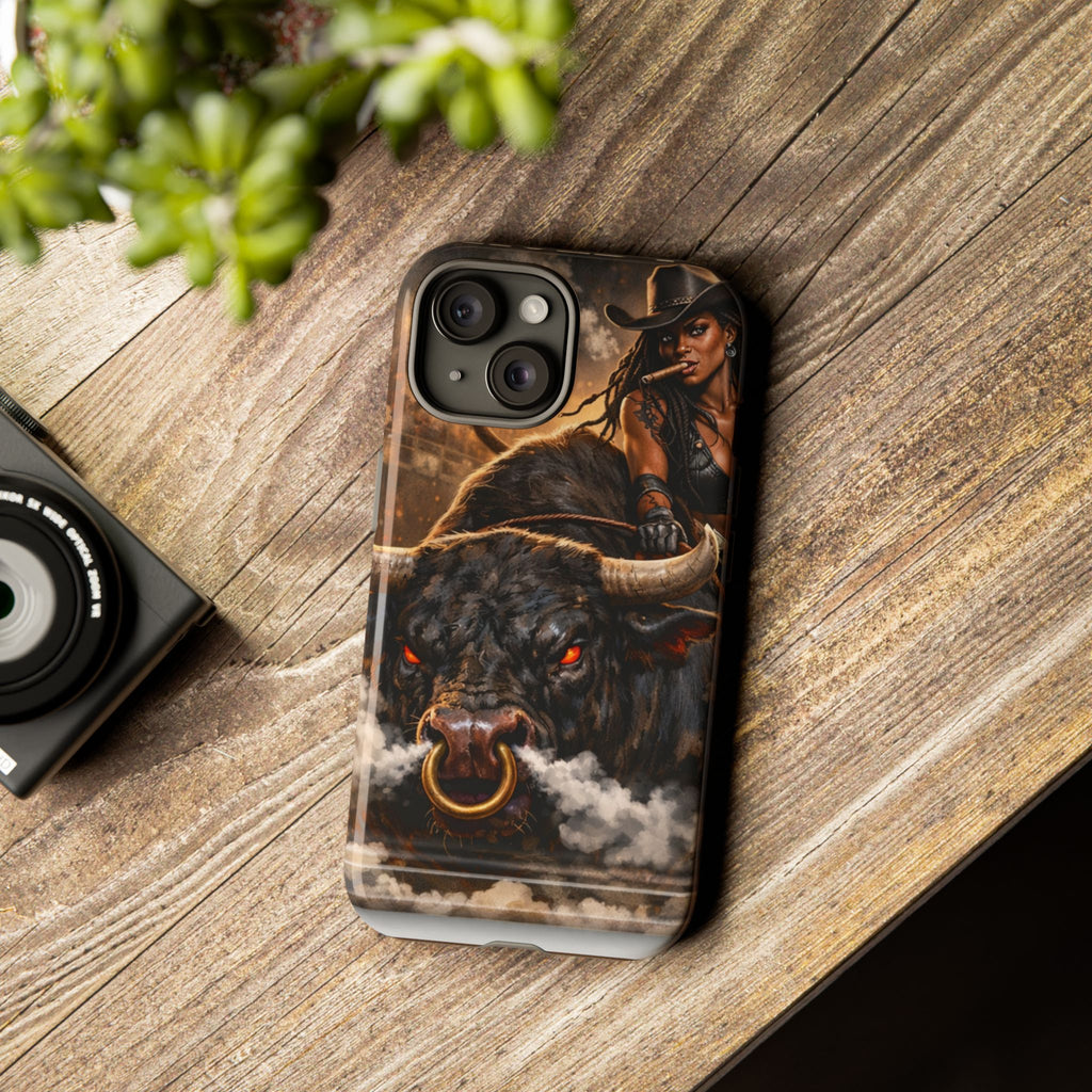 Phone Case — 'Hold My Beer' Bull Rider Tough Western iPhone Case