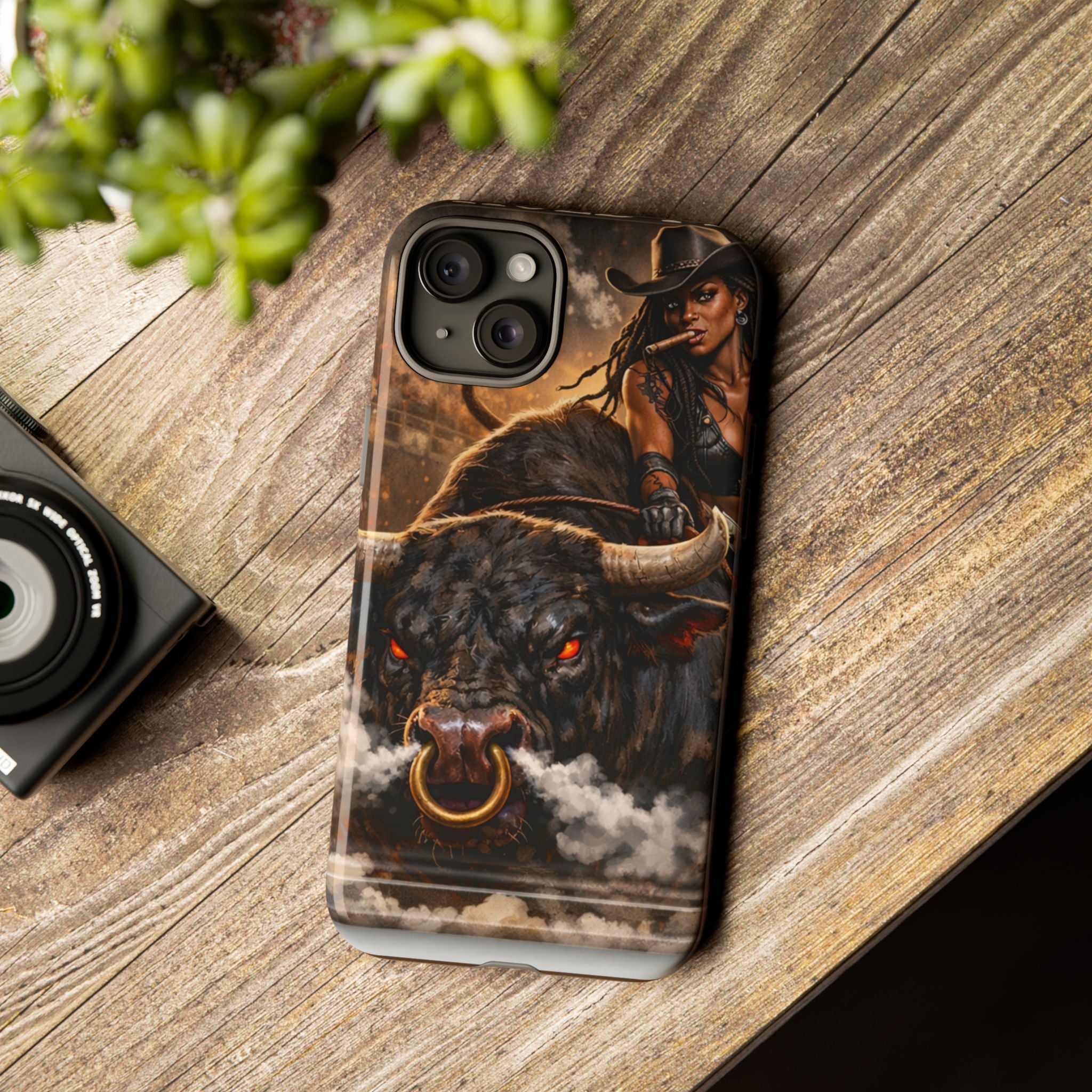 Phone Case — 'Hold My Beer' Bull Rider Tough Western iPhone Case