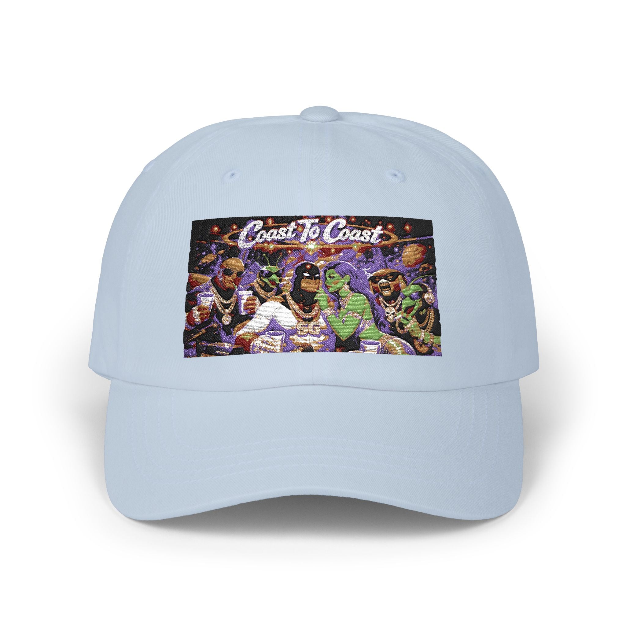 Coast To Coast Hip-Hop Collage Dad Cap