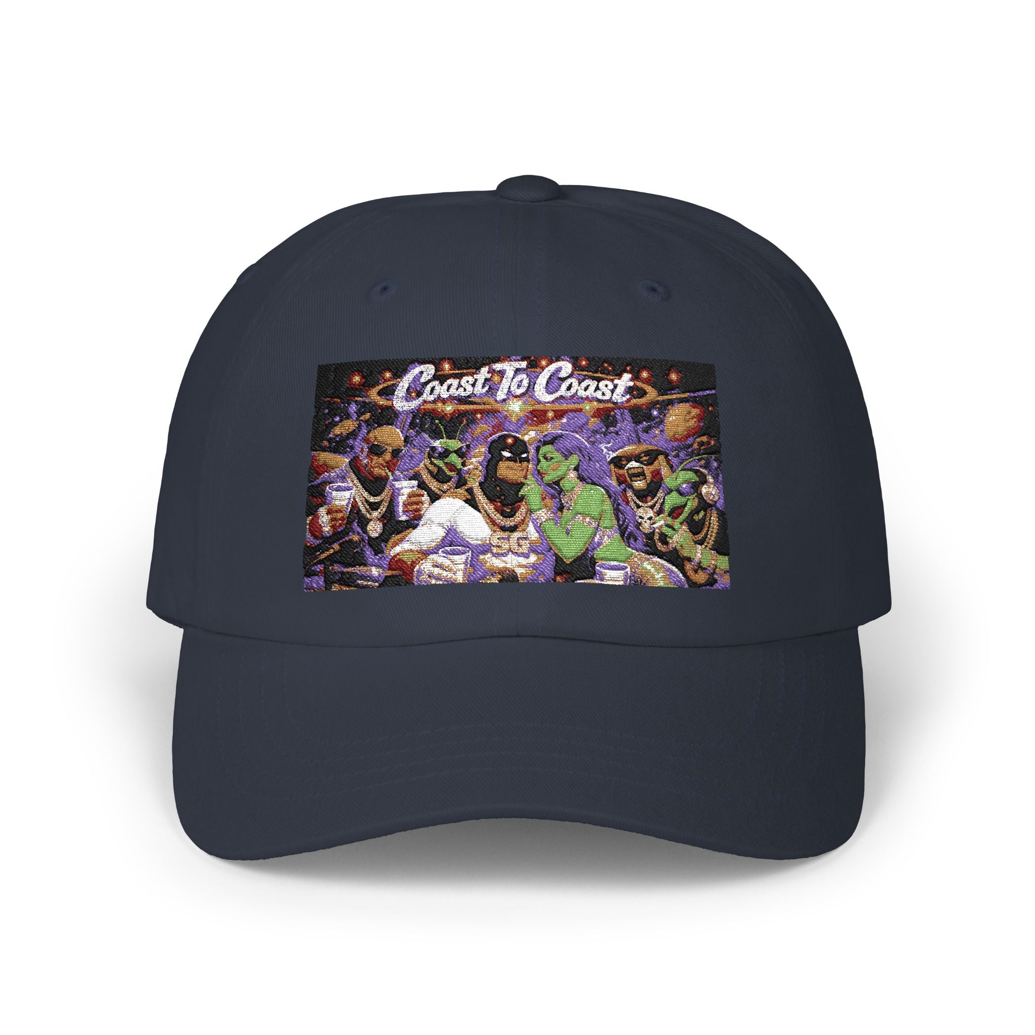 Coast To Coast Hip-Hop Collage Dad Cap