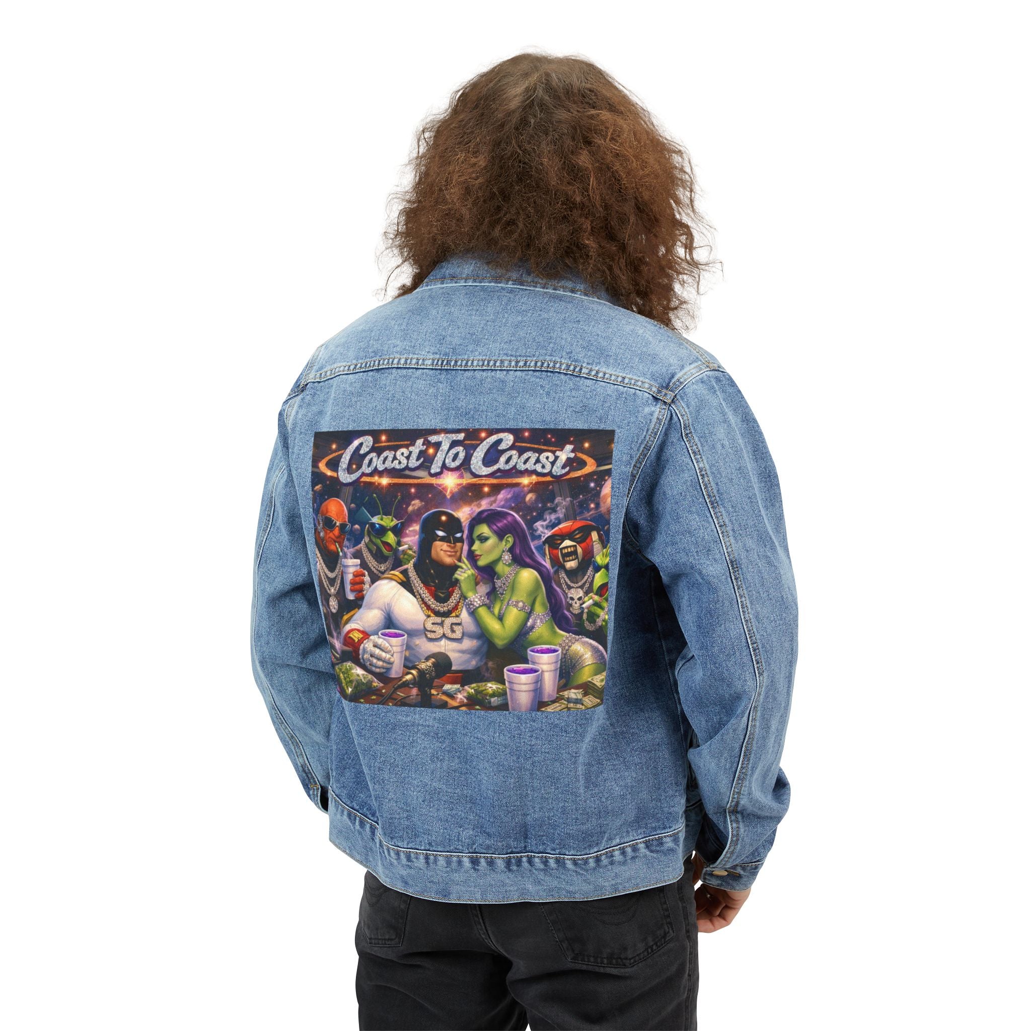 Denim Jacket — 'Coast To Coast' Retro Back Patch