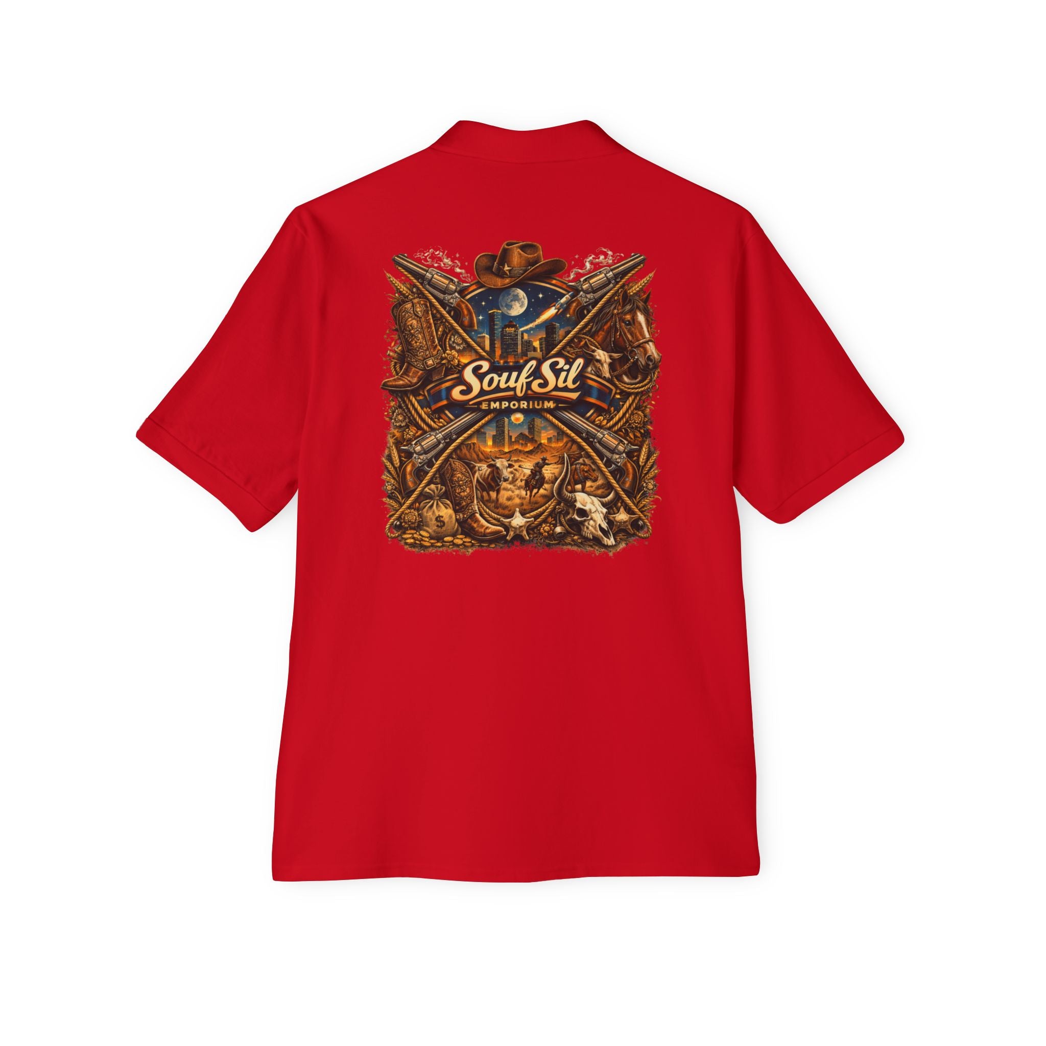 Men's Polo — Souf Sil Cowboy