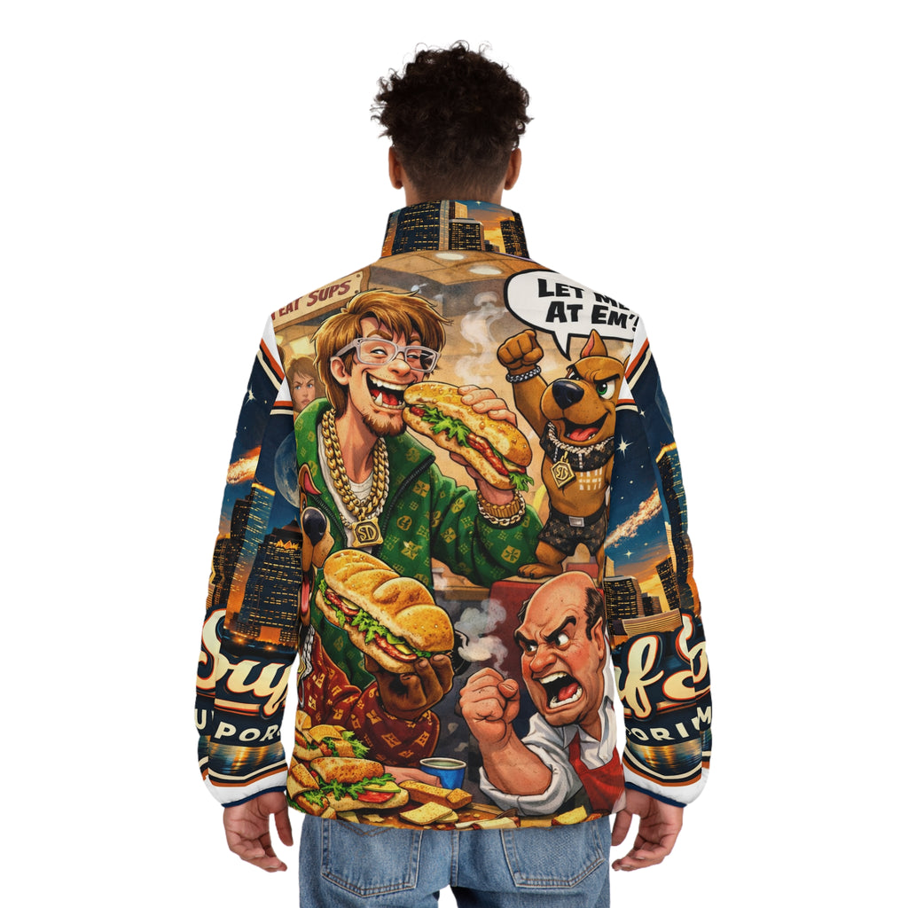 Scoob Puffer Jacket- All-Over Print