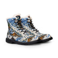 Winter Cabin Snow Boots — Men's Fur-Lined Leather Hiking Boots